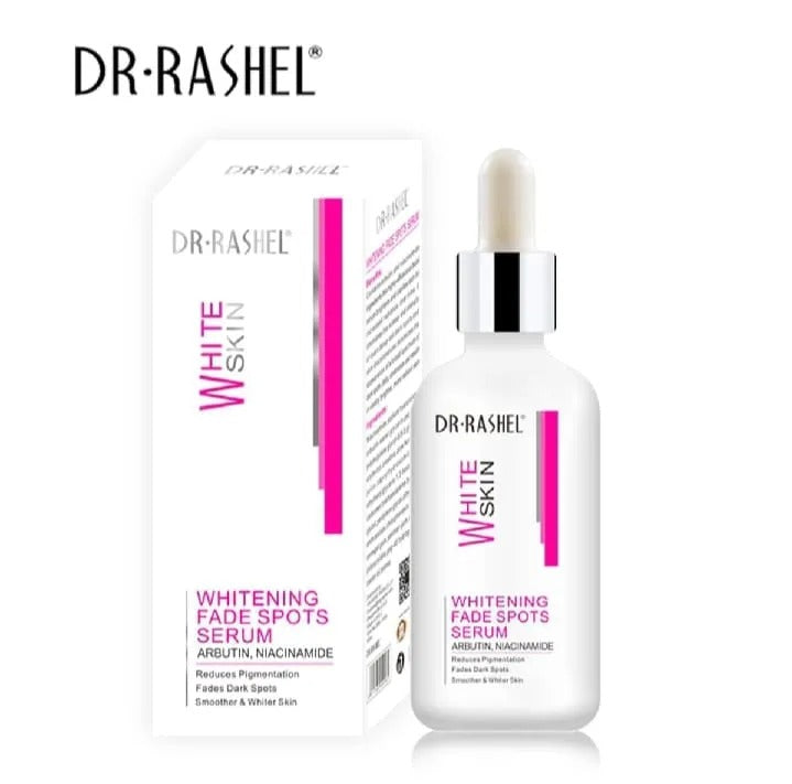 Dr Rashel Whitening Fade Spots Serum 50ml – With Vitamin C, Niacinamide & Arbutin for Dark Spots, Hyperpigmentation & Even Skin Tone