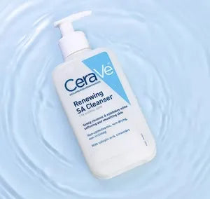 CeraVe Renewing SA Cleanser 237ml | Exfoliating Salicylic Acid Face Wash for Soft & Smooth Skin