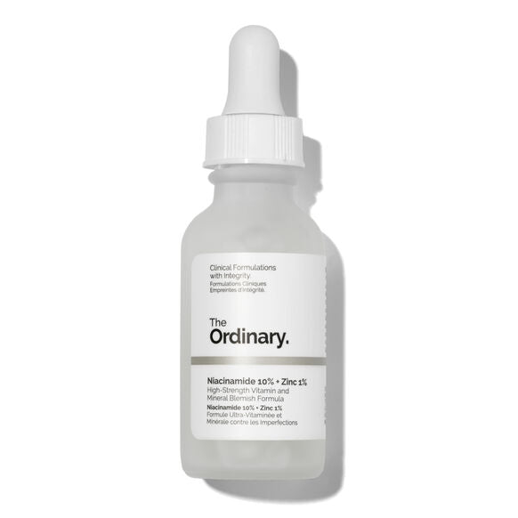 Skin Whitening Serum with Niacinamide 10% & Zinc 1% - Brightening & Skin Renewal Booster - 30ml