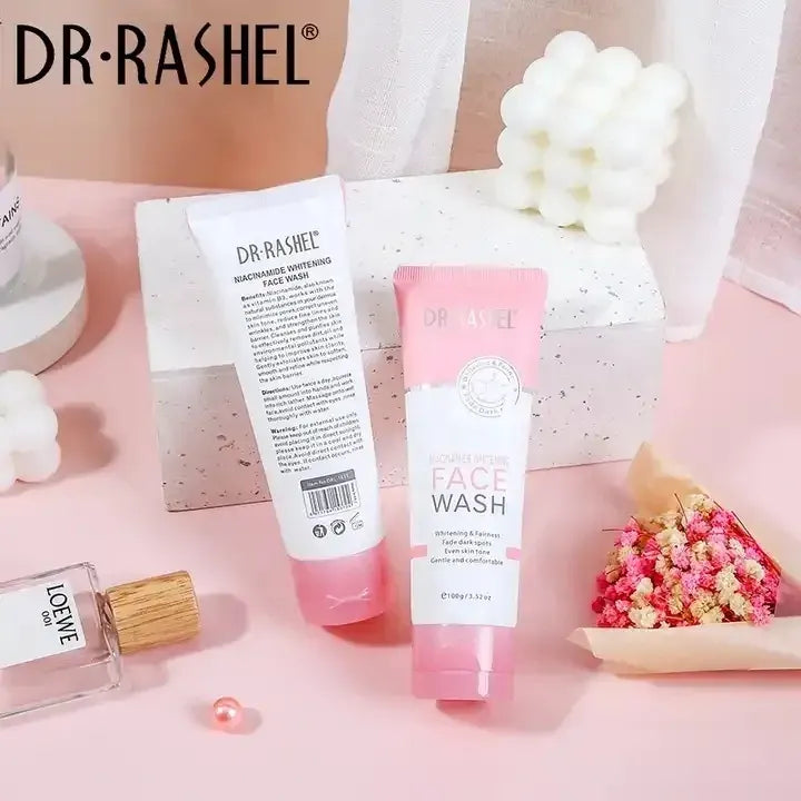 Dr. Rashel Niacinamide Whitening Face Wash 100g | Fade Dark Spots, Even Skin Tone & Brighten Complexion