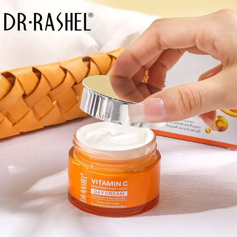 Dr. Rashel Vitamin C Brightening & Anti-Aging Day Cream | Hydrate, Reduce Wrinkles & Protect Skin