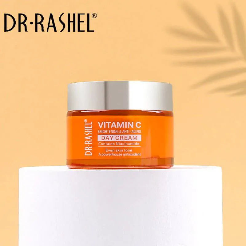 Dr. Rashel Vitamin C Brightening & Anti-Aging Day Cream | Hydrate, Reduce Wrinkles & Protect Skin