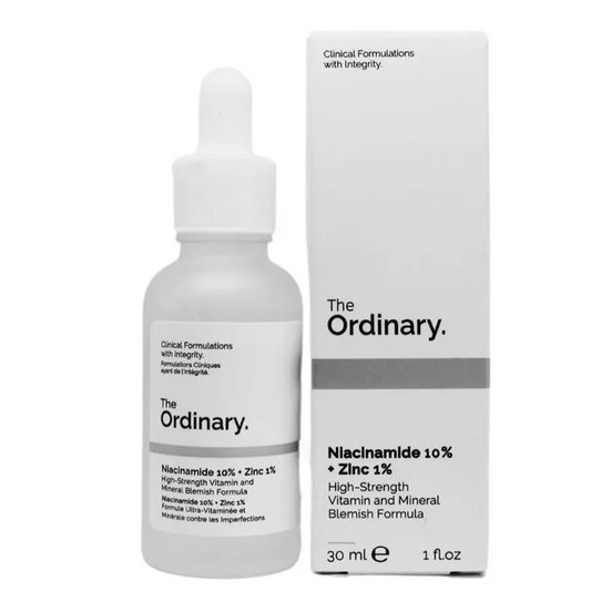 Skin Whitening Serum with Niacinamide 10% & Zinc 1% - Brightening & Skin Renewal Booster - 30ml